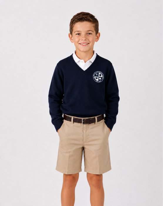 Cardigan with V-Neck (PreK-2nd)