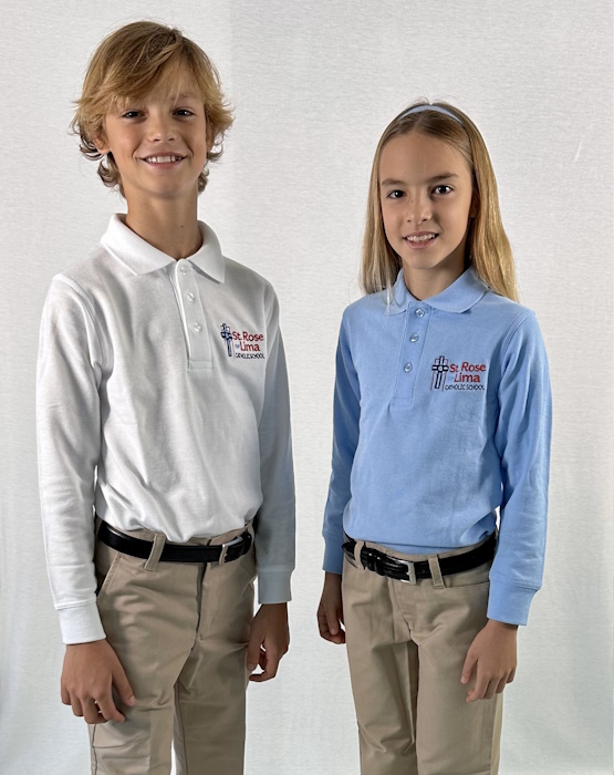 Girls Flat-Front Pants
