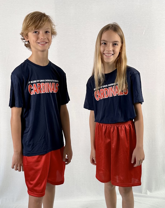 Red Mesh P.E. Short